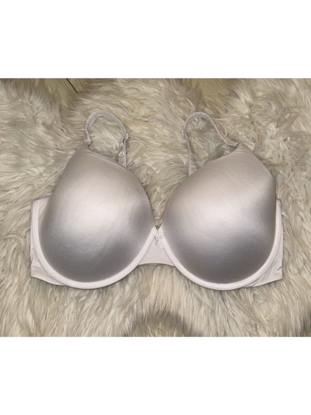 Victorias Secret Body By Victoria Perfect Shape Bra Padded Womens 38DDD White - Picture 2 of 7